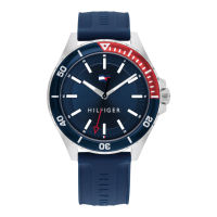 Tommy Hilfiger Logan รุ่น TH1792009 นาฬิกาข้อมือผู้ชาย สายซิลิโคน Navy Blue