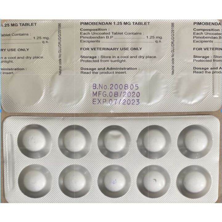 Pimobendan 1.25mg — 10 Tablets 1 Free | Lazada PH