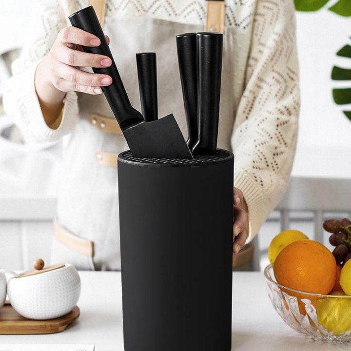 Knife Block Holder, Universal Knife Block without Knives, Round