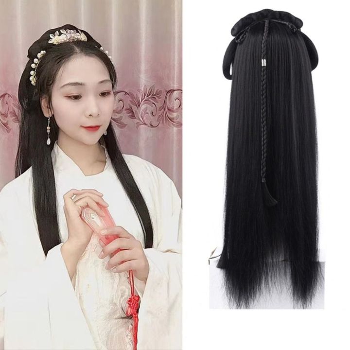 Women\'s chinese hanfu hair ribbon hair tie accessory for princess fairy  drama cosplay dress