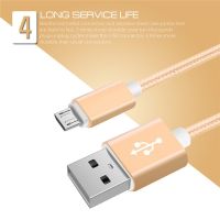 0.25M0.5M1M 1.5M 2M3M Android Micro USB Fast Charging Data USB Nylon Cable