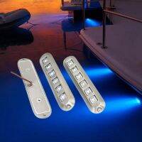 LED Underwater Lights 6W 12W 18W 316L Stainless Steel Step Marine Dock Pond Fountains Swimming Pool Light Boat Parts Accessories