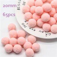 ลูกบอลขน Macaron Pompom 8Mm 10Mm 15Mm ถึง30Mm Pompones นิ่ม DIY Pom Poms งานฝีมือตกแต่งงานแต่งงานกาวบนงานฝีมือทั่วไปอุปกรณ์เสริมสำหรับผ้า