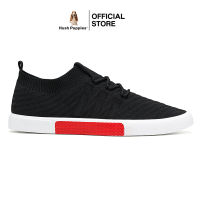 Hush Puppies_ รองเท้าผู้ชาย รุ่น The Good Low Top HP IHCFT0222A - สีดำ รองเท้าผ้าใบ รองเท้าผ้าใบแบบผูกเชือก จากคอลเล็คชั่น The Good Shoe