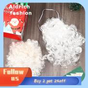 ALDRICH FASHION Mới Bữa tiệc Ông già Noel Râu giả Tóc giả Đạo cụ Trang