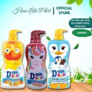 HAP- SỮA TẮM GỘI CHO BÉ D-NEE KIDS HÌNH THÚ THÁI 1M+ 400ML