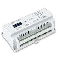 【✱2023 HOT✱】 uylexs ตัวถอดรหัส Cvdmx512 12ช่องสัญญาณอินพุต Dc5-24v เอาต์พุต5a * 12ch พร้อมจอแสดงผลสำหรับที่อยู่ Dmx