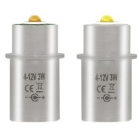 【⊕Good quality⊕】 dongdangx59 2หลอดไฟไฟ Led ชิ้น3W 3V 4-12V 6-24V ชุด18V หลอดไฟอัปเกรด2 3 4 5 6 Cell D/c สำหรับ Maglite Torch Maglite