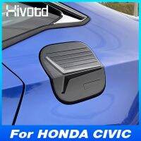 Car Styling Fuel Filler Cover Tank Cap Chrome Sticker Decoration For Honda Civic FE 11Th Gen 2022 2023  Modification Essories