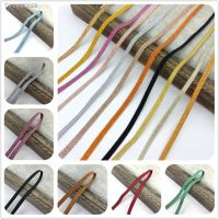 ✁ 5yards/Lot 6mm Elastic Ribbon Gold Wire Glitter Elastic Spandex Band For Trim Sewing Fabric DIY Garment Sewing Accessories