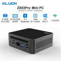 2023 NUC Intel i5-11320H ZX03Pro Desktop Mini PC 8GB/16GB/32GB 512GB M.2 SATA Quad Core 8 Threads WiFi BT 4.2 HDMI Output Ports Gigabit Internet Mini Computer