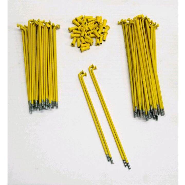 Factory sales promotion Spokes and Nipples Rios, Rayos Yellow 17 rim