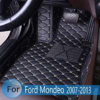 Car Floor Mats For Ford Mondeo Fusion 2013 2012 2011 2010 2009 2008 2007 Auto Interior Accessories Custom Leather Rugs Cover