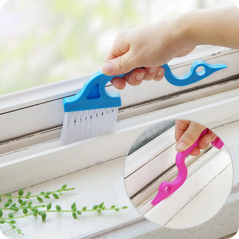 Crevice Cleaning Brush 2 In 1 Groove Window Track Brush Kitchen