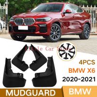 แผ่นกันโคลนรถยนต์สำหรับ BMW X6 2009-2021บังโคลน S ผ้าคลุมบังโคลนรถยนต์บังโคลนบังโคลนด้านหลังด้านหน้า