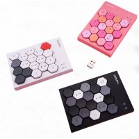♤ Rechargeable Wireless Number Pad Numeric Keypad Silent 18Keys USB Numpad Financial Accounting Keyboard for Laptop/Computer/PC