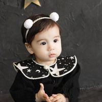 【hot sale】☼ C05 Kids Girls Baby Headband Toddler Lace Hairball Hair Band Headdress Accessories