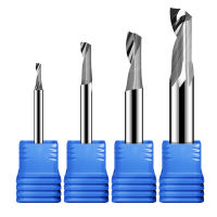 BKEA HRC55 Degree Solid Carbide CNC Milling Cutter Tools 1 Flutes Square End Mill Sets