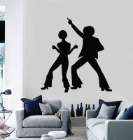 Vinyl Wall Applique Disco Dance Party Art Sticker Mural Home Living Room Decoration 886