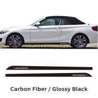 M Performance Body Decals ประตูรถด้านข้างกีฬา Racing Stripes กระโปรงกีฬาสติกเกอร์ลาย Vinly สำหรับ BMW 2 Series Coupe F22 F23