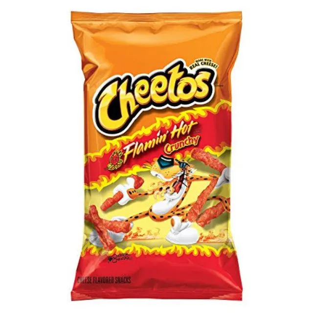 ☜พร้อมส่งเจ้าแรก Cheetos Flamin Hot Crunchy Cheese พร้อมส่ง จาก อเมริกา ...