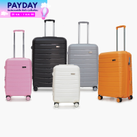 HQ LUGGAGE กระเป๋าเดินทาง PP 100% ระบบล็อค TSA 4 ล้อคู่ 360 ํ รุ่น 8883