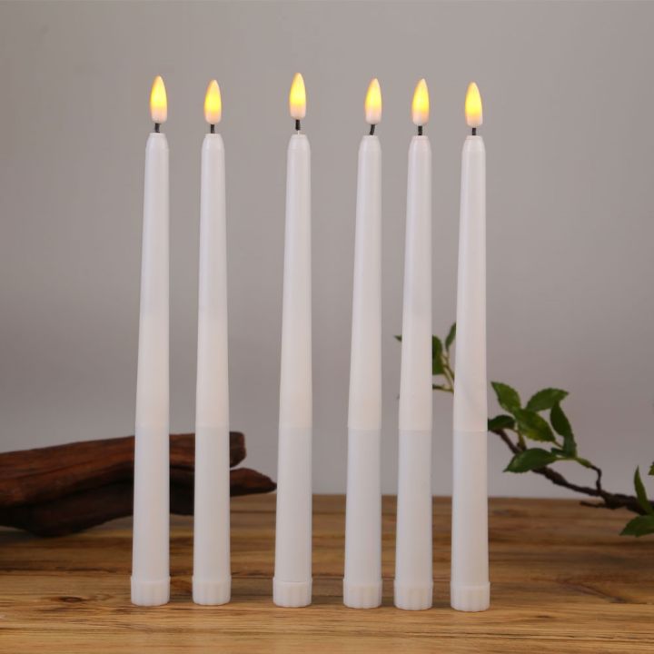 cw-3-pieces-flickering-yellow-warm-birthday-candleslong-thin-plastic-battery-not-included