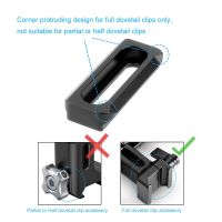 ;[=- Quick Release Safety Rail Rig For NATO Rail 48Mm 63Mm For Anti-Off Top Handle Clamp Slider Adapter DSLR Camera Cage Extension