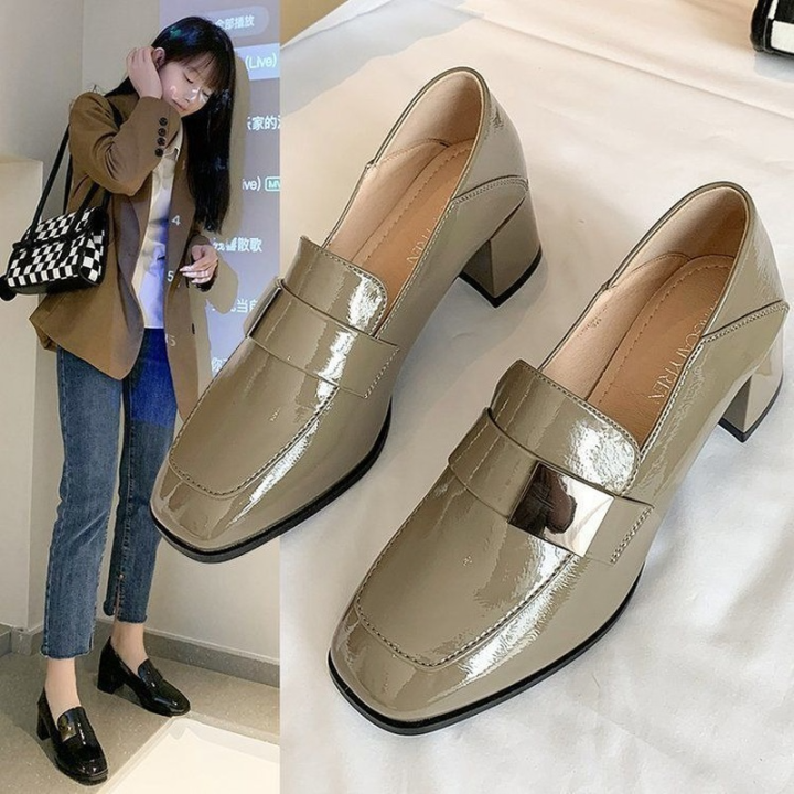 Casual shoes women's single shoes 2021 spring and autumn new