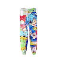 Pripara de 3D Idol Time para hombre y mujer, pantalones de pernera con hebillas de estilo neutro, Japón, Kawaii