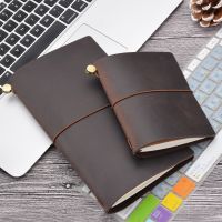 [COD] travel book retro notebook handmade creative head layer crazy horse leather notepad diary spot