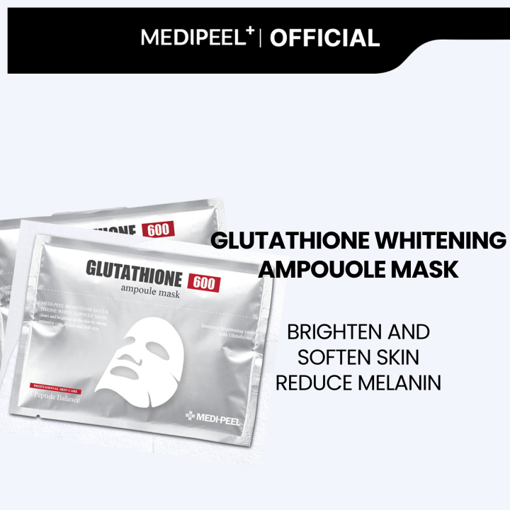 MEDIPEEL BIOINTENSE GLUTATHIONE WHITE AMPOULE MASK 10pcs (brightening