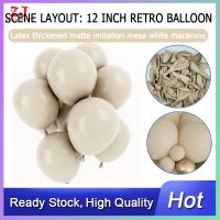 READY STOCK White Sand Balloons 12 Inch 100 Pcs Birthday Decoration Balloons