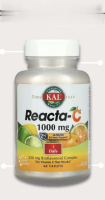 KAL, Reacta-C, 1,000 mg, 60 Tablets