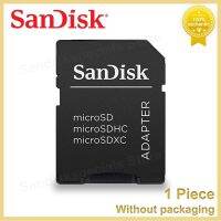 SanDisk ไมโครเอสดีไปยัง SD อะแดปเตอร์เมมโมรี่การ์ดโทรศัพท์มือถือบัตร TF อะแดปเตอร์ดูโอเพื่อการ์ด SD เครื่องอ่านไมโคร SD สำหรับเครื่องอ่านการ์ดตัวแปลงของกล้อง