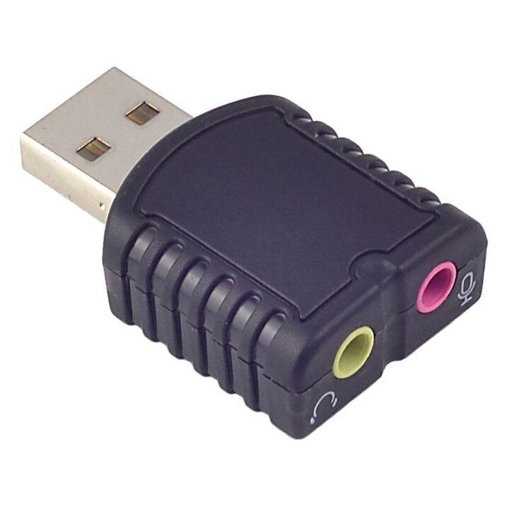 [Hulux] USB Sound Card Adapter External Stereo for Windows and Mac PC