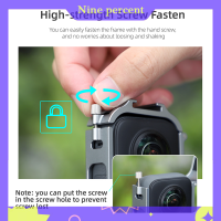 Nine percent กรงกระต่ายโลหะสำหรับ Insta360 X3อุปกรณ์เสริมขยายกรอบอุปกรณ์เสริม Action Camera protective Case CAGE Action Camera RIG with Cold SHOE Camera CAGE