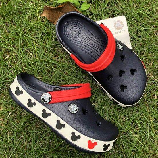 ของแท้ราคาถูกกว่าห้างสรรพสินค้า-crocs-เด็กผู้หญิงรองเท้าเด็กรองเท้าเด็กรองเท้าชายหาดรองเท้าแตะหลุมรองเท้าแตะ