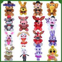 OVCHED SHOP ของขวัญสำหรับเด็ก การ์ตูน น่ารัก ตุ๊กตา FNAF ของเล่น Fazbear ตุ๊กตาสัตว์ตุ๊กตา สกุชเมลโล่