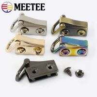 【YF】 Meetee 2/6/10pairs 20X10mm Bag Metal Ear Shoulder Strap Hang Buckle Side Clamp Hook D Ring Clip Luggage Accessory F1-25