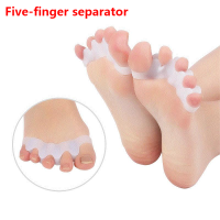 Silicone Bunion Splitter Five Finger Separator Toe Fixer Bigfoot Correction Metatarsal Pads Silocon for Shoe Shoe Accessories Shoes Accessories