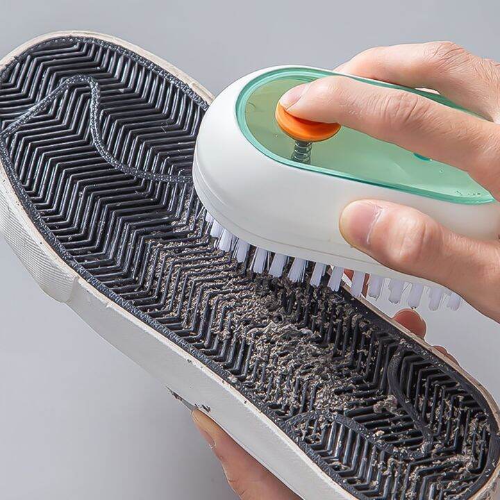 hot-multifunction-cleaning-with-dispenser-soft-bristled-shoe-handle-cleaner-household-tools