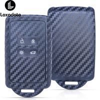 ﹍✷ Carbon Fiber Key Cover Case for Renault Arkana Clio Espace Captur Kadjar Zoe Logan Talisman Megane E-Tech Dacia Sandero Stepway