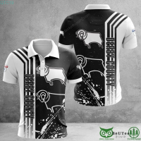 2023 2023 new design- Derby County EPL 3D Polo POLO POLO shirt Hoodie POLO POLO shirt（free nick name  logo） New polo shirt