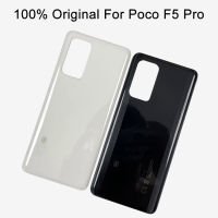 100 ต้นฉบับสำหรับ Xiaomi Poco F5 Pro แก้วฝาครอบแบตเตอรี่กลับประตูด้านหลังที่อยู่อาศัย Mi F5 Pro แบตเตอรี่ปกหลังเปลี่ยน