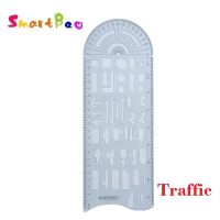 Police Accident Sign Drawing Template Car Traffic Accident Symbols Drawing Ruler