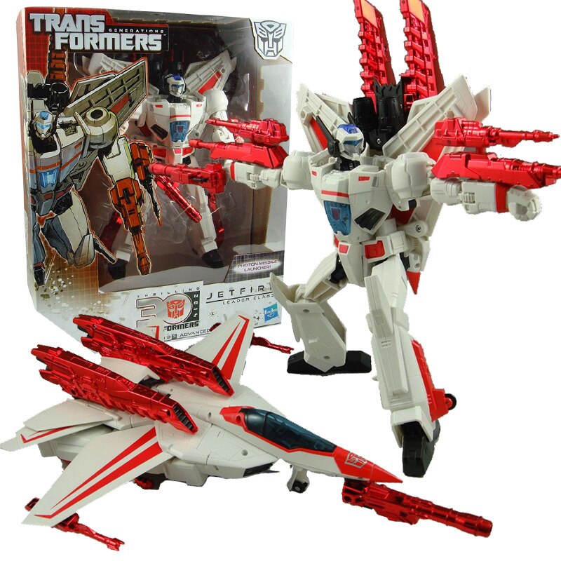 Hasbro Transformers Thrilling IDW 30th Anniversary Leader Class Jetfire Hot sale 