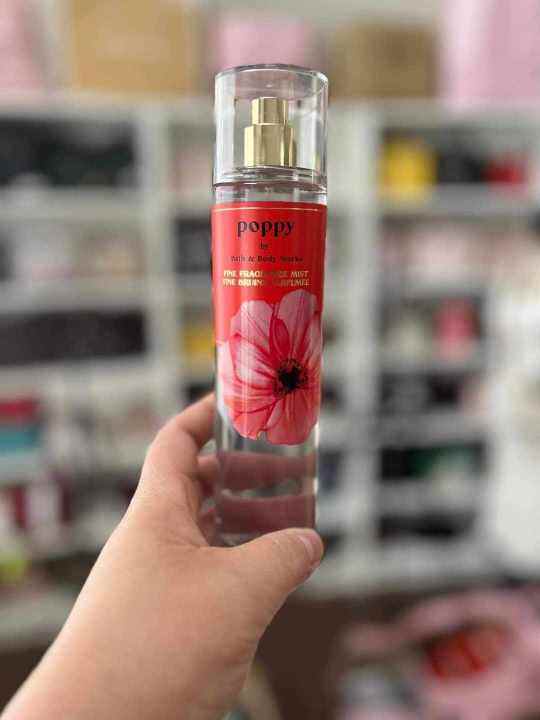 Bath & Body Works POPPY Fine Fragrance Mist (236 Ml/8 Fl Oz) | Lazada PH