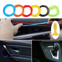 Car Styling Universal DIY Flexible Interior Moulding Trim Strips Car Accessories Decoration Strip Dashboard 5M Edge Sticker