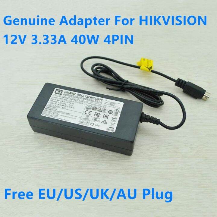 Genuine Cwt Kpl F Vi V A W Pin Kpl F Power Supply Charger For Hikvision Video